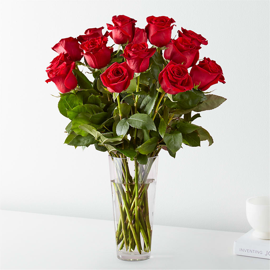 Long Stem Red Rose Bouquet – MRS D'S FLOWER SHOP INC, Lakeland FL
