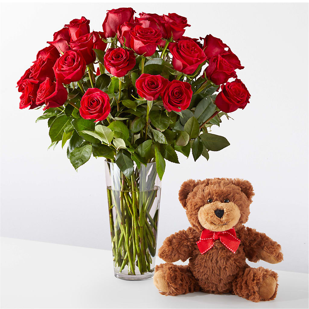 Romantic Long Stem Red Rose Bouquet Bundles – MRS D'S FLOWER SHOP INC, Lakeland FL