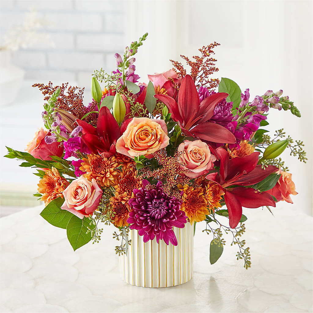Burgundy Landscape Bouquet – MRS D'S FLOWER SHOP INC, Lakeland FL