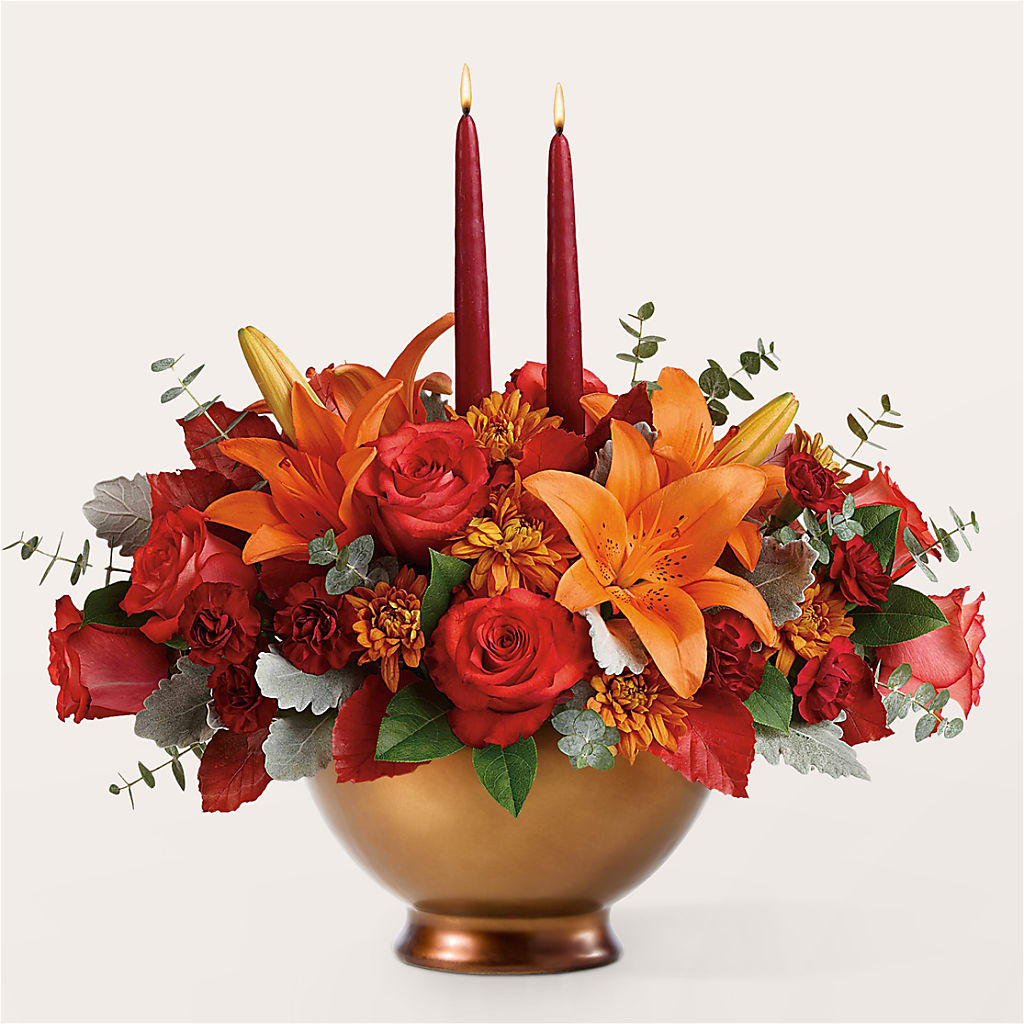 Fruits of Fall Centerpiece – MRS D'S FLOWER SHOP INC, Lakeland FL
