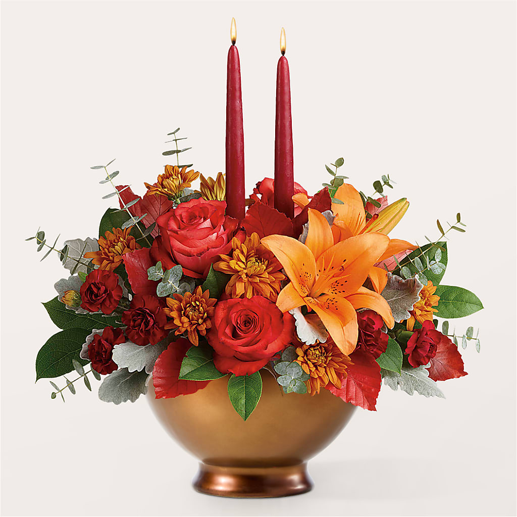 Fruits of Fall Centerpiece – MRS D'S FLOWER SHOP INC, Lakeland FL