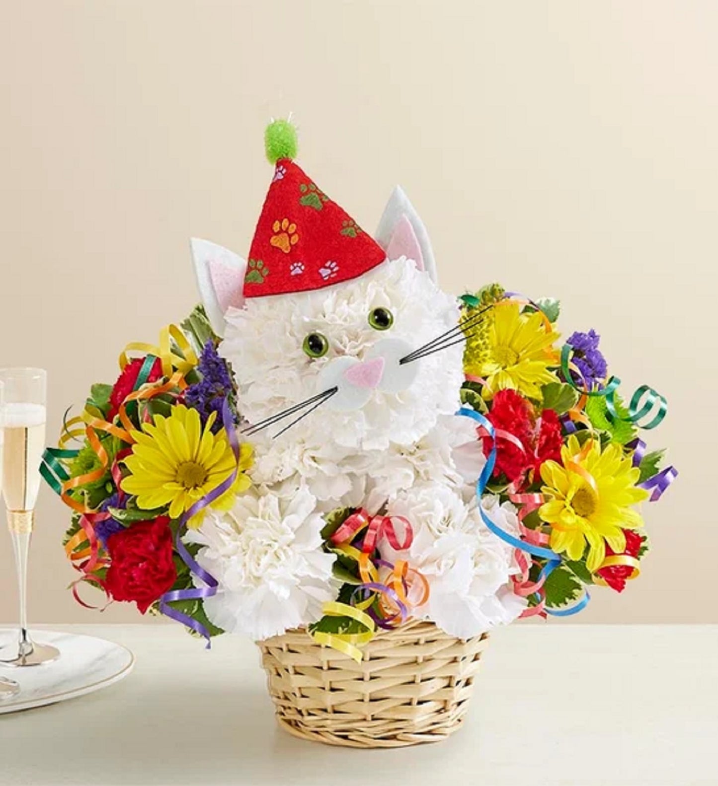 Purrfect Party Cat – MRS D'S FLOWER SHOP INC, Lakeland FL