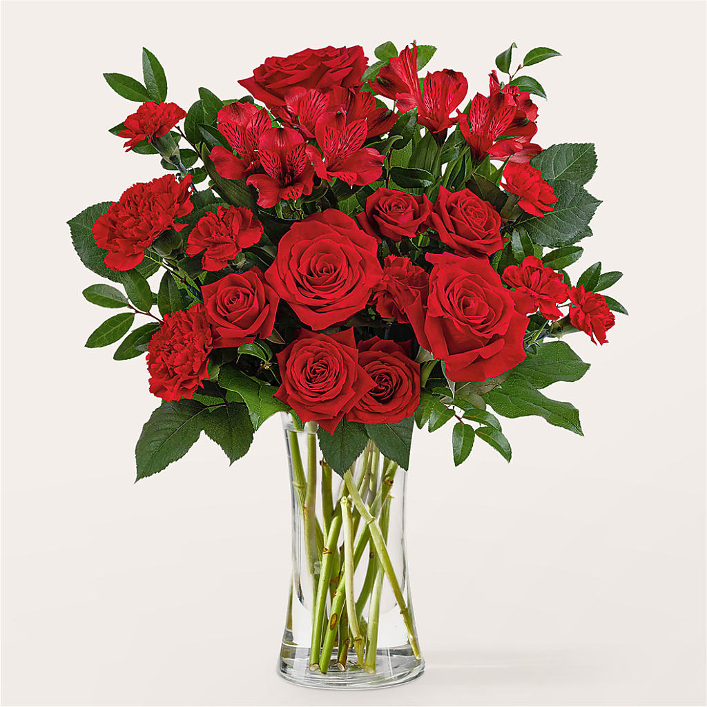 Brilliant Ruby Bouquet – MRS D'S FLOWER SHOP INC, Lakeland FL