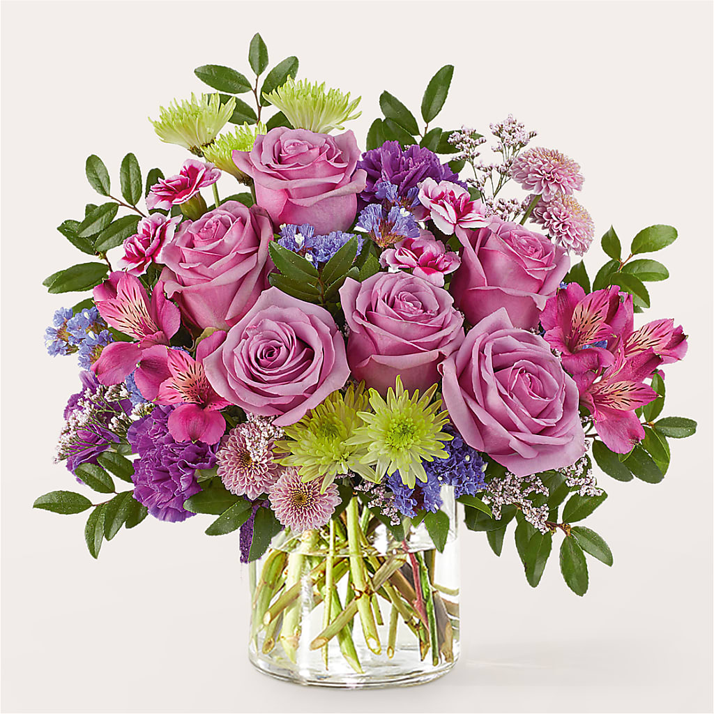 Glass Half Full Bouquet – MRS D'S FLOWER SHOP INC, Lakeland FL