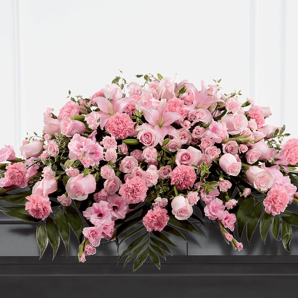 Garden of Comfort Casket Spray (Standard) – MRS D'S FLOWER SHOP INC, Lakeland FL