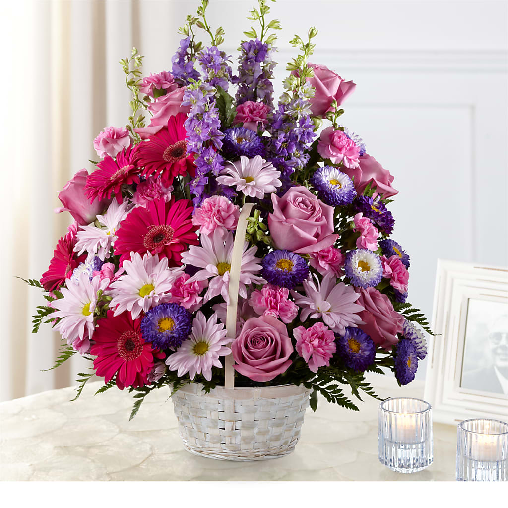 Pastel Peace Basket – MRS D'S FLOWER SHOP INC, Lakeland FL