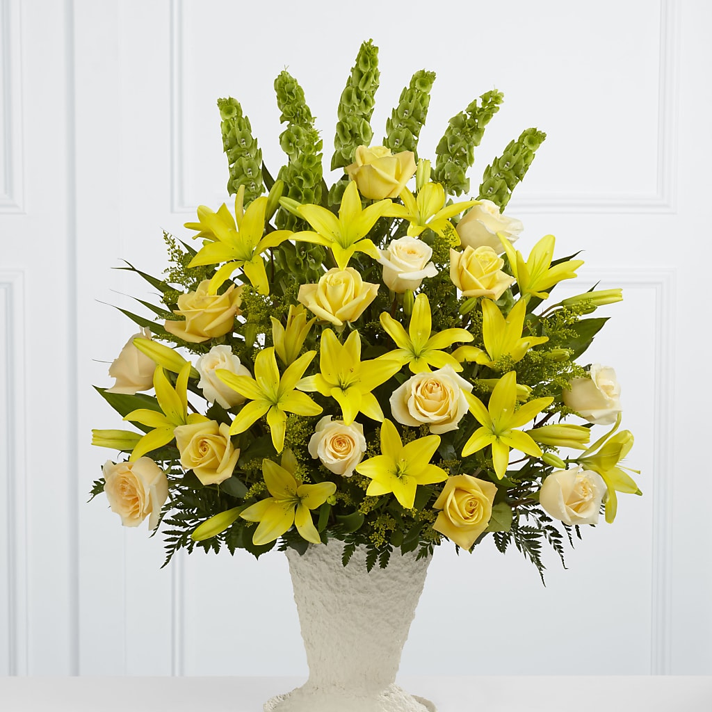 Golden Memories Arrangement – MRS D'S FLOWER SHOP INC, Lakeland FL