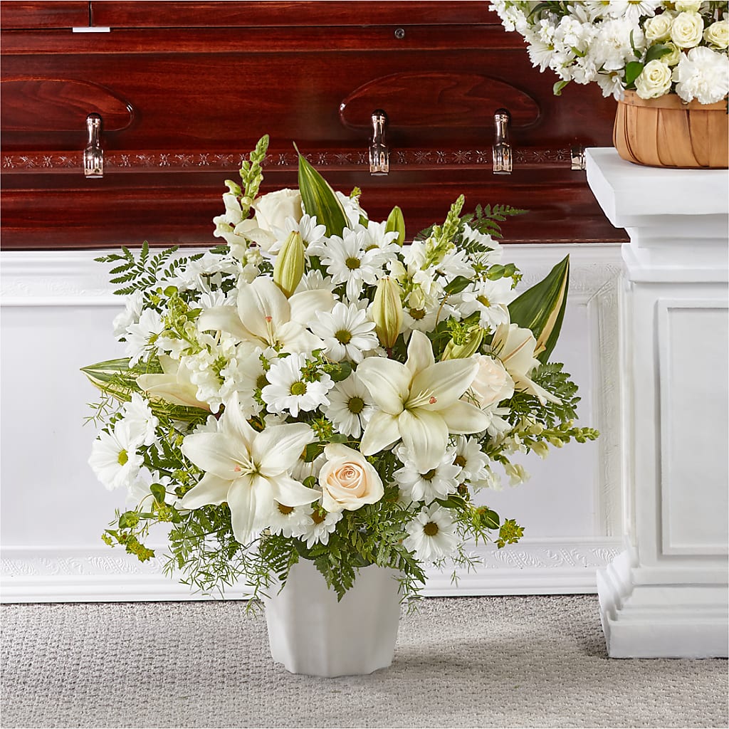Thoughts of Tranquility Floor Basket – MRS D'S FLOWER SHOP INC, Lakeland FL
