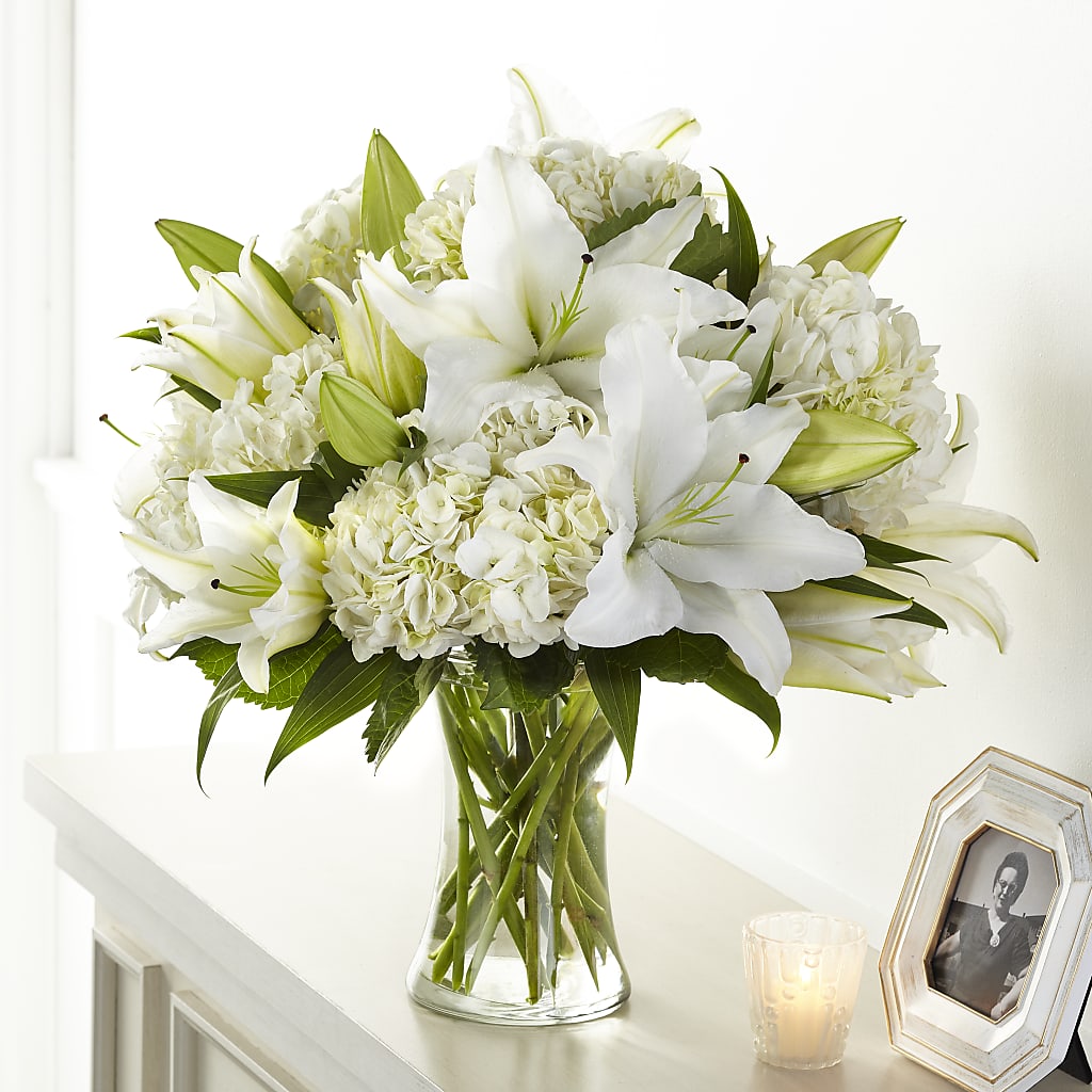 Compassionate Lily Bouquet – MRS D'S FLOWER SHOP INC, Lakeland FL