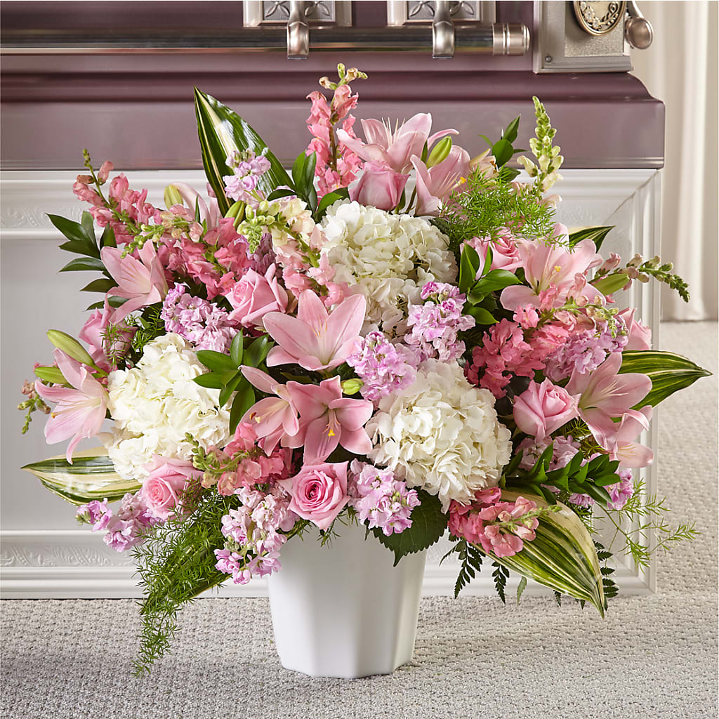 Simply Serene Floor Basket – MRS D'S FLOWER SHOP INC, Lakeland FL
