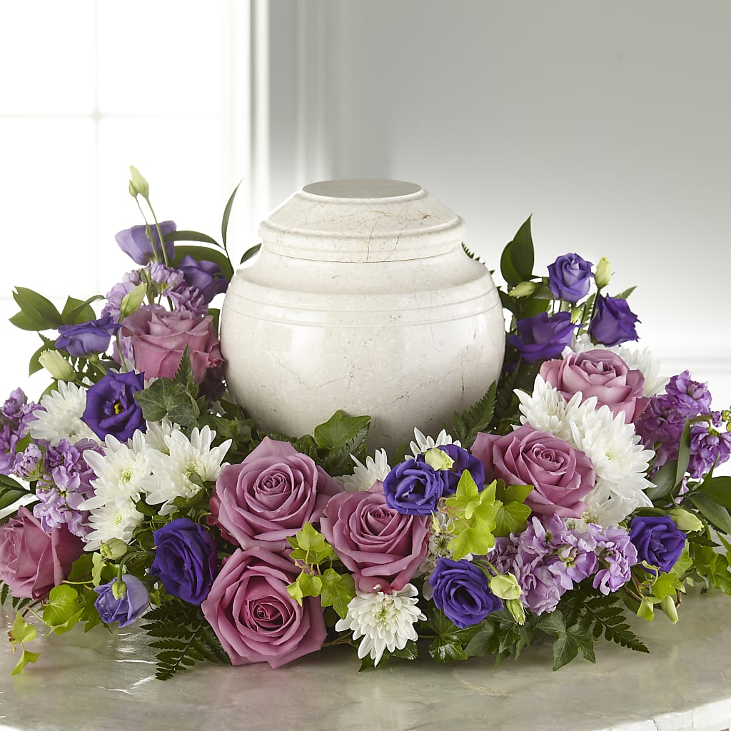 Blooming Sympathy Cremation Adornment – MRS D'S FLOWER SHOP INC, Lakeland FL