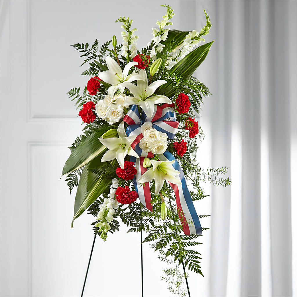 Stars of Life Standing Spray – MRS D'S FLOWER SHOP INC, Lakeland FL