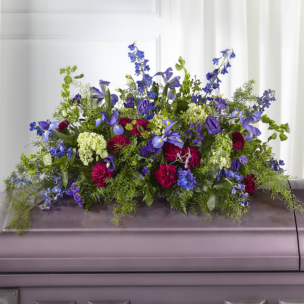Always Treasured Casket Spray – MRS D'S FLOWER SHOP INC, Lakeland FL