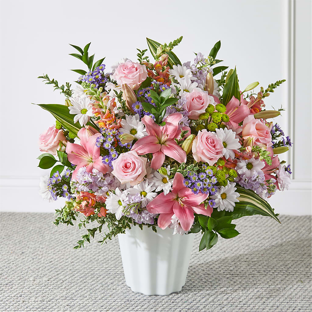 Abundant Compassion Floor Basket – MRS D'S FLOWER SHOP INC, Lakeland FL