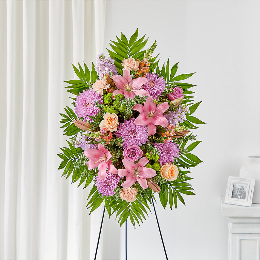 Love & Light Standing Spray – MRS D'S FLOWER SHOP INC, Lakeland FL