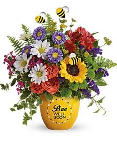 Buzzing Bee Well Pot
