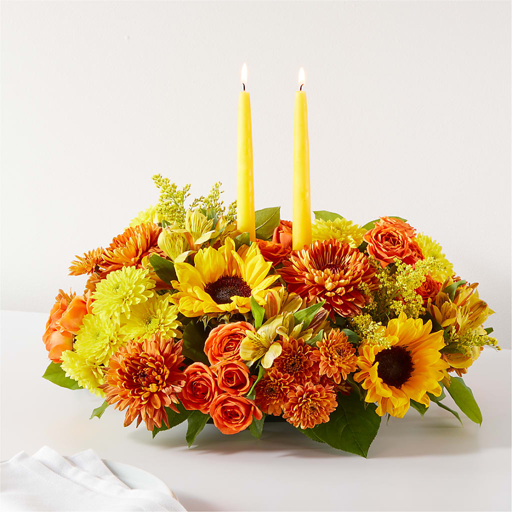 Autumn Harmony Centerpiece – MRS D'S FLOWER SHOP INC, Lakeland FL