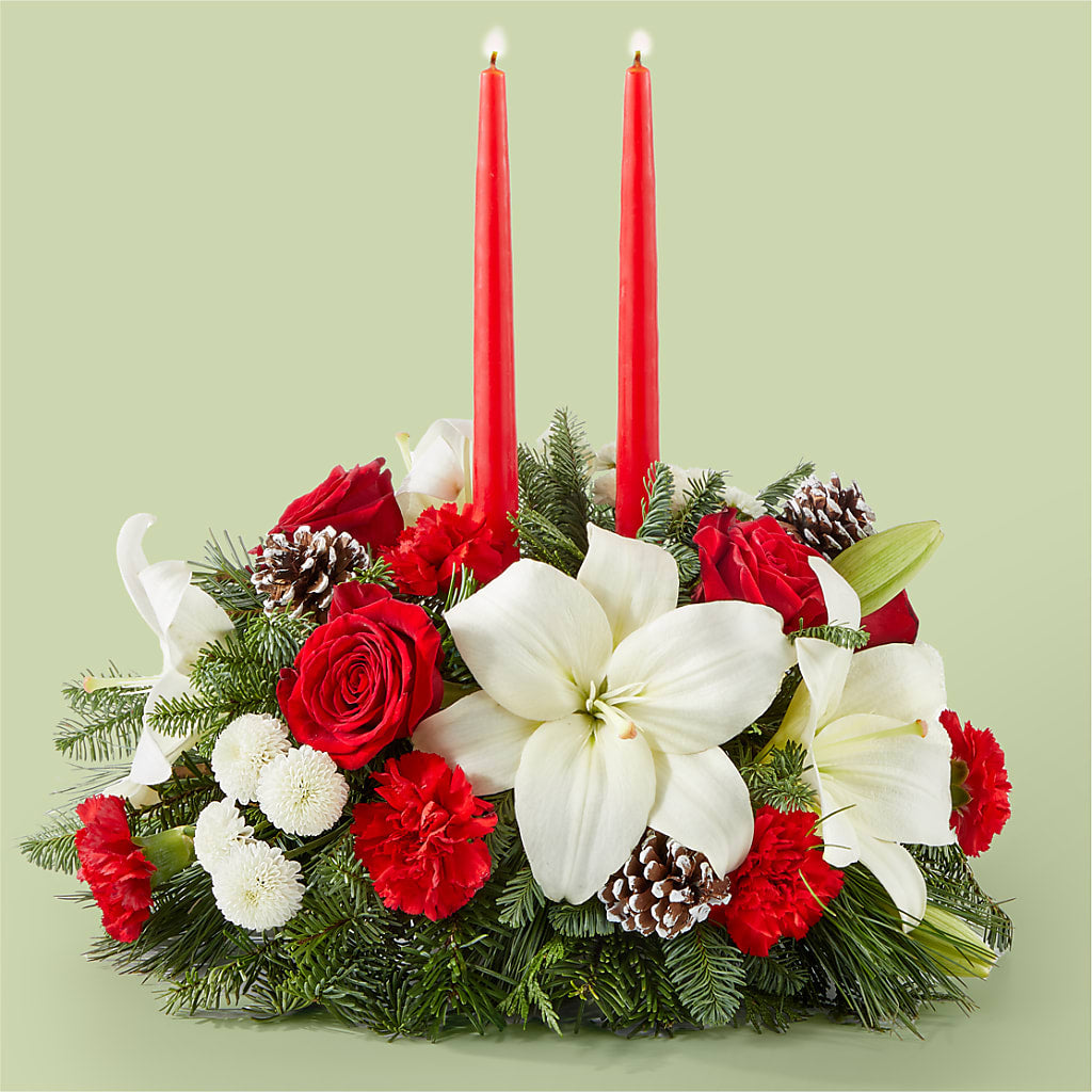 Seasonal Festivities Centerpiece – MRS D'S FLOWER SHOP INC, Lakeland FL