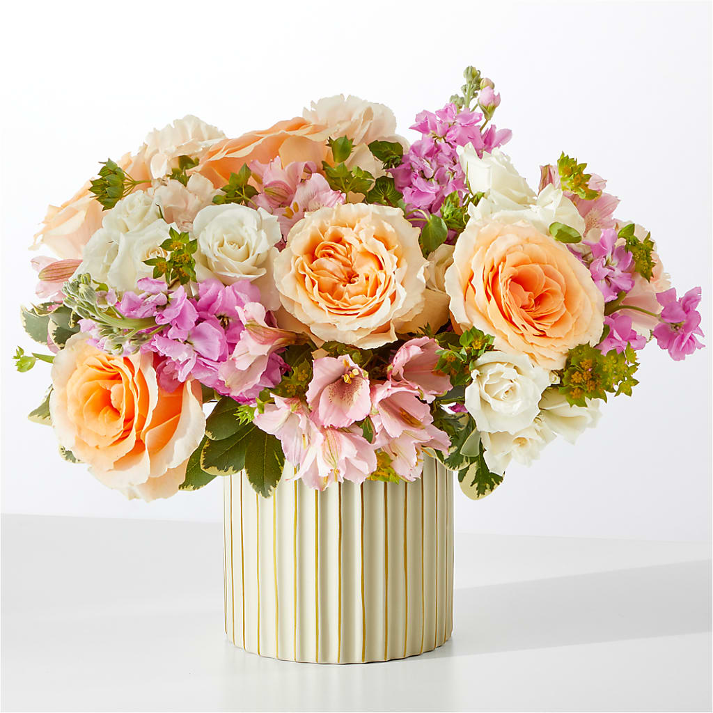 Paradise Bouquet with Ivory Vase – MRS D'S FLOWER SHOP INC, Lakeland FL