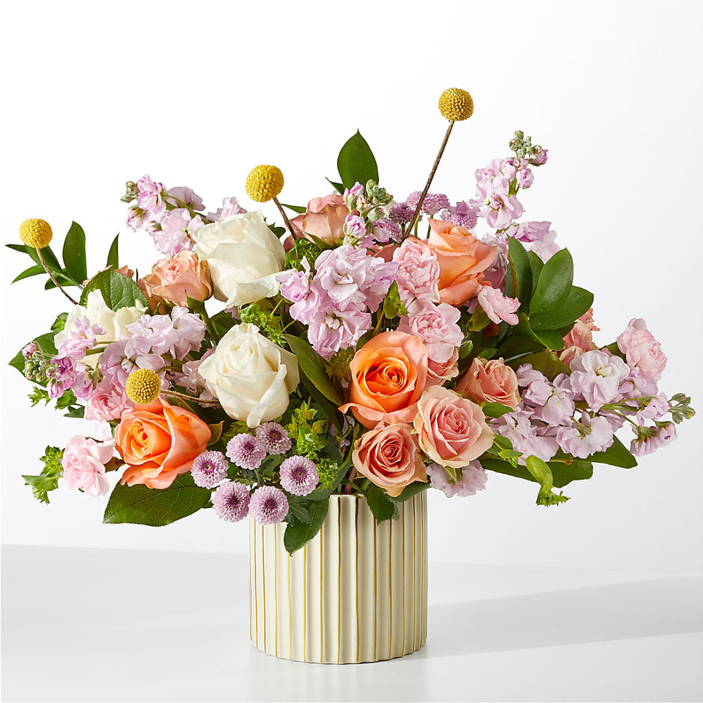 French Market Bouquet with Ivory Vase – MRS D'S FLOWER SHOP INC, Lakeland FL