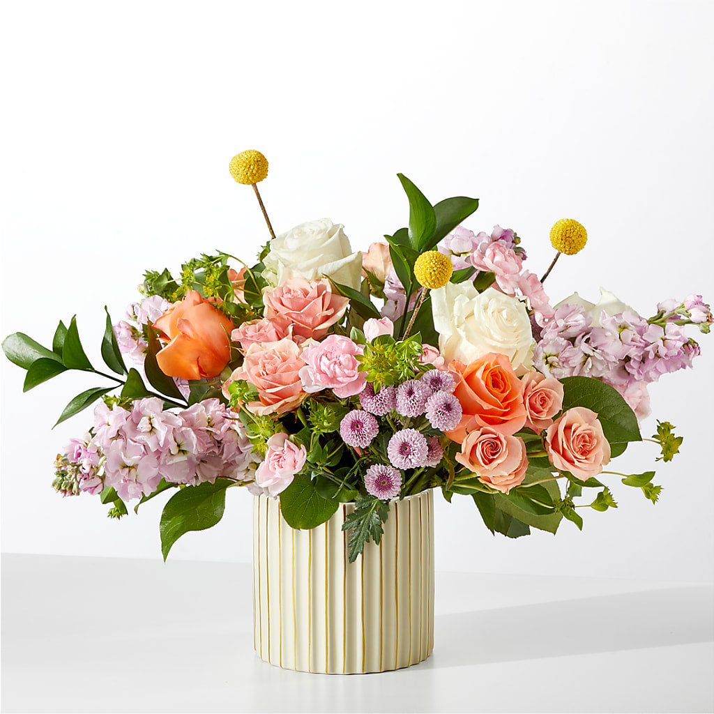 French Market Bouquet with Ivory Vase – MRS D'S FLOWER SHOP INC, Lakeland FL