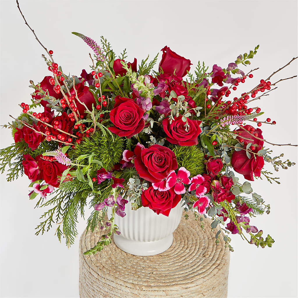 Big Red Bow Bouquet – MRS D'S FLOWER SHOP INC, Lakeland FL