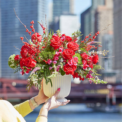 Big Red Bow Bouquet – MRS D'S FLOWER SHOP INC, Lakeland FL