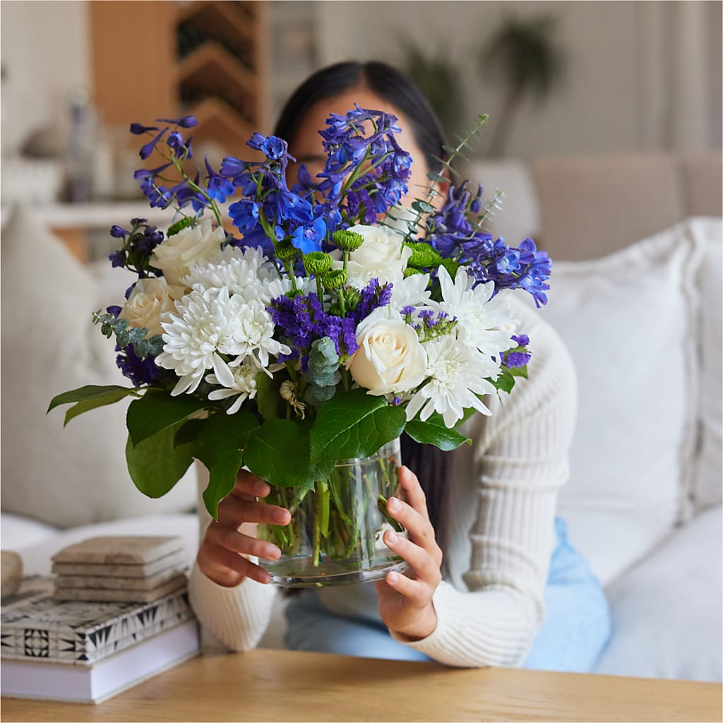 Cerulean Waves Bouquet – MRS D'S FLOWER SHOP INC, Lakeland FL
