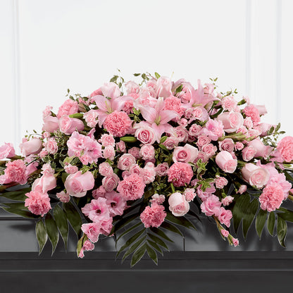 Garden of Comfort Casket Spray (Standard) – MRS D'S FLOWER SHOP INC, Lakeland FL