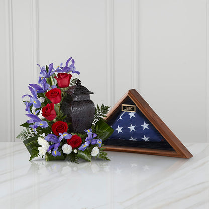 Patriotic Tribute Arrangement – MRS D'S FLOWER SHOP INC, Lakeland FL