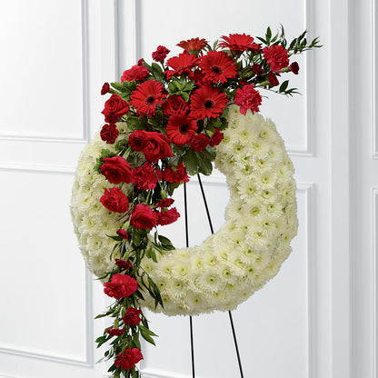 Graceful Tribute Wreath – MRS D'S FLOWER SHOP INC, Lakeland FL