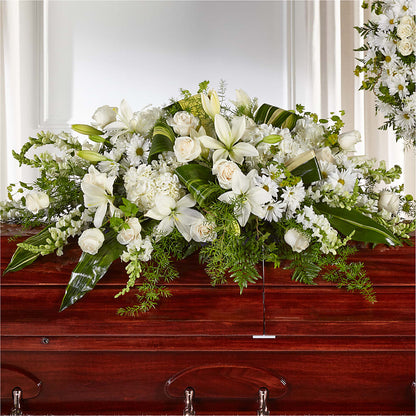 Abundance Casket Spray – MRS D'S FLOWER SHOP INC, Lakeland FL