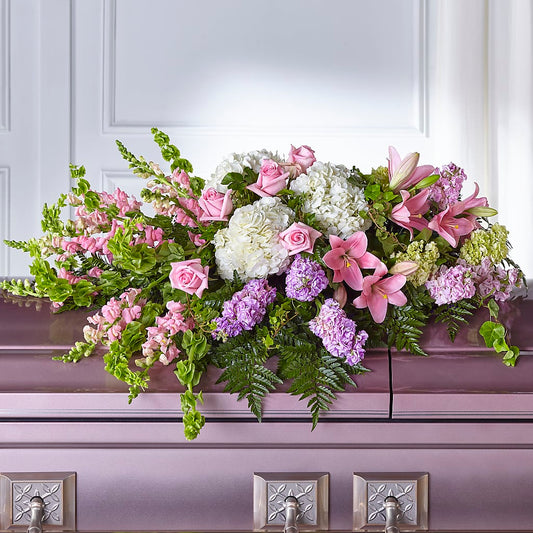 Life's Gratitude Casket Spray – MRS D'S FLOWER SHOP INC, Lakeland FL