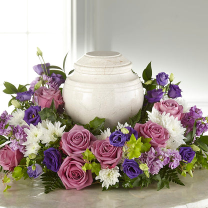 Blooming Sympathy Cremation Adornment – MRS D'S FLOWER SHOP INC, Lakeland FL