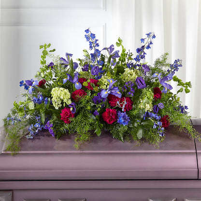 Always Treasured Casket Spray – MRS D'S FLOWER SHOP INC, Lakeland FL