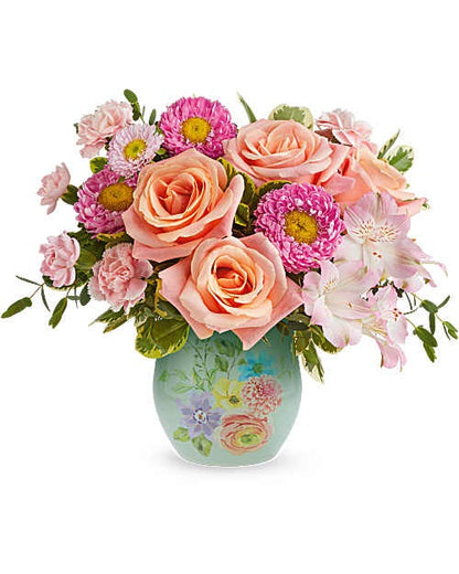 Watercolor Garden Bouquet