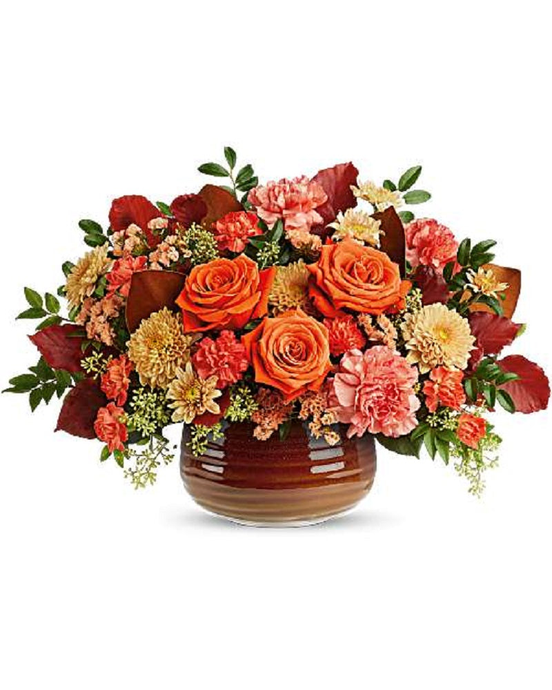 Rustic Ember Centerpiece  – MRS D'S FLOWER SHOP INC, Lakeland FL