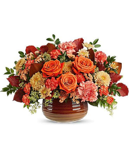 Rustic Ember Centerpiece  – MRS D'S FLOWER SHOP INC, Lakeland FL