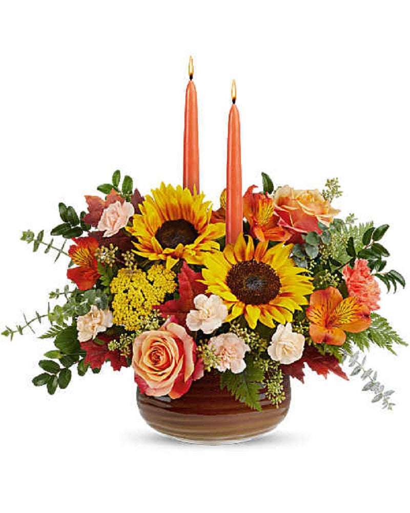 Fall's Harvest Centerpiece – MRS D'S FLOWER SHOP INC, Lakeland FL