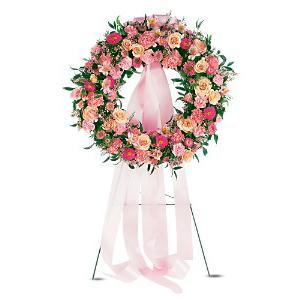 RESPECTFUL PINK WREATH