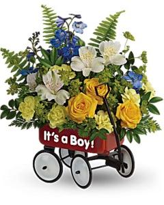 Sweet Little Wagon Bouquet – MRS D'S FLOWER SHOP INC, Lakeland FL