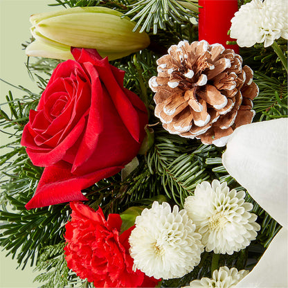 Seasonal Festivities Centerpiece – MRS D'S FLOWER SHOP INC, Lakeland FL
