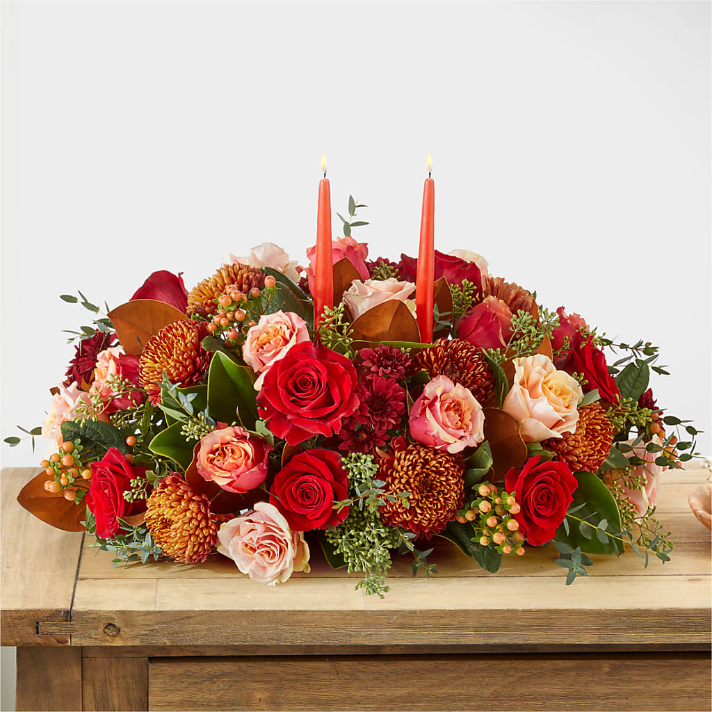 Gather Near Centerpiece – MRS D'S FLOWER SHOP INC, Lakeland FL