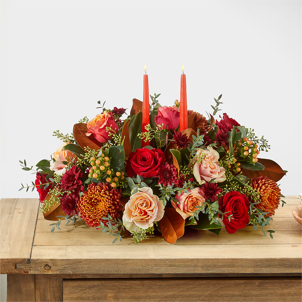 Gather Near Centerpiece – MRS D'S FLOWER SHOP INC, Lakeland FL