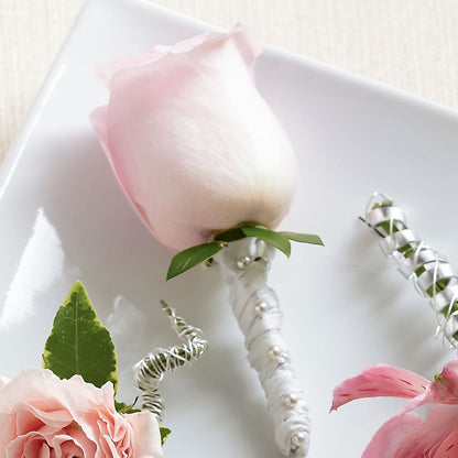 Pink Rose Boutonniere – MRS D'S FLOWER SHOP INC, Lakeland FL