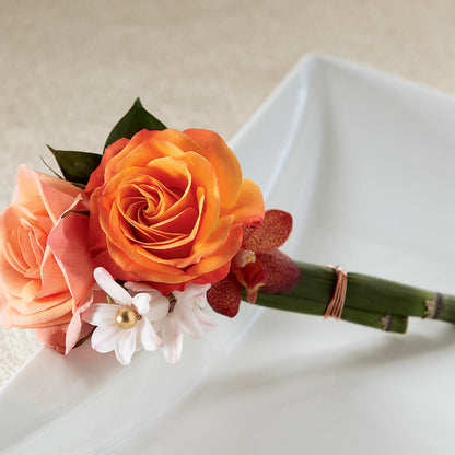 Sunset Dream Boutonniere – MRS D'S FLOWER SHOP INC, Lakeland FL